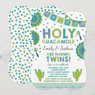 Fiesta-DoppelBabyparty-Einladungs-heiliges Einladung