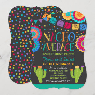 Fiesta Engagement Invitation Nacho Moyenne Party