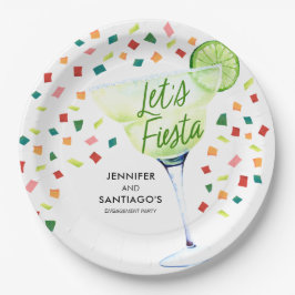 Fiesta Engagement Party Paper Napkins Pappteller