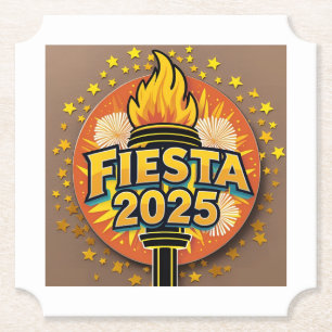Fiesta Feuerwerk Unabhängigkeit Untersetzer