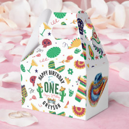 Fiesta First | 1. Geburtstag Party Geschenkschachtel