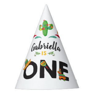 Fiesta First Birthday Party Hat Partyhütchen