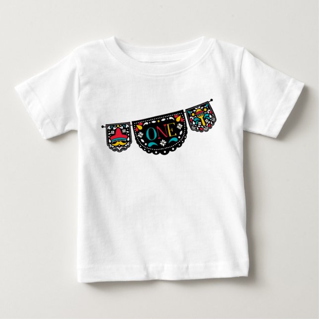 Fiesta First Birthday Shirt (Vorderseite)
