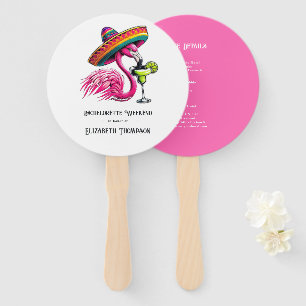 Fiesta Flamingo Bachelorette Wochenende Itinerary Fächer
