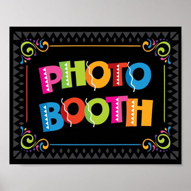 Fiesta FOTO BEIDES Party Signieren Print Poster (Vorne)