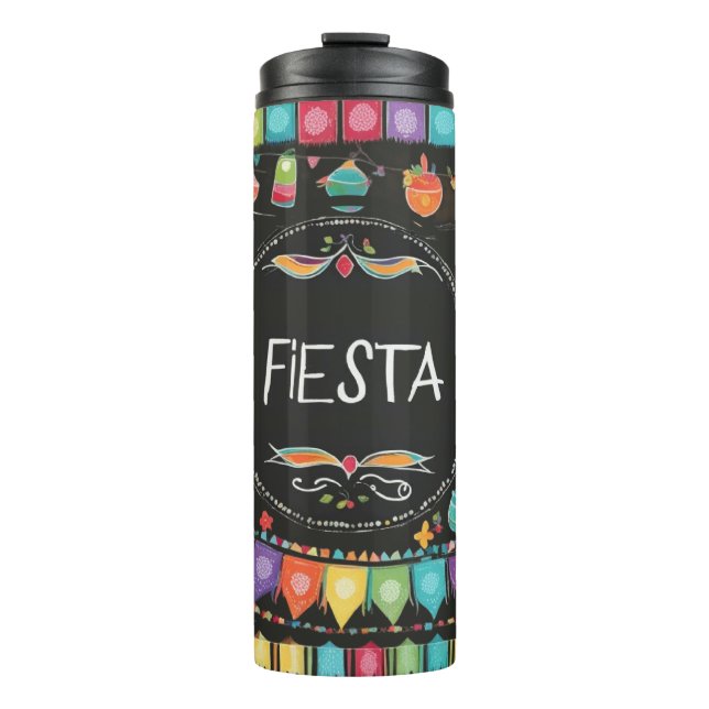 Fiesta Fun Print Thermosbecher (Vorderseite)