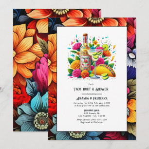 Fiesta Fun Tacos & Tequila Couple Dusche Einladung