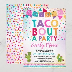Fiesta Geburtstag Einladung Taco Bout Ein Party