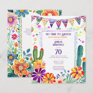 FIESTA Geburtstag Folkart Blume 40. 50. 60.