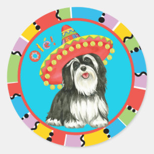 Fiesta Havanese Runder Aufkleber
