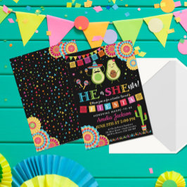 Fiesta He or She esta Invitation Mexican Einladung