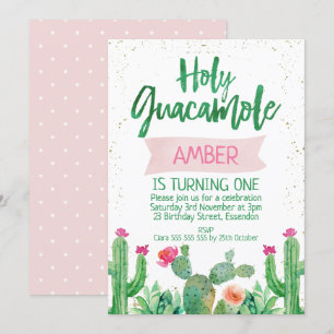 Fiesta Heilige Guacamole zum Geburtstag Einladung