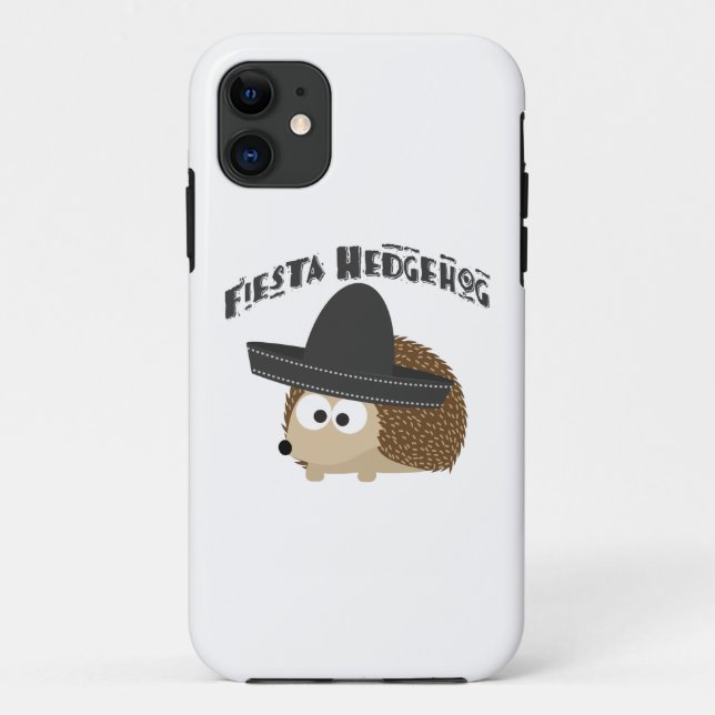 Fiesta Igel Case-Mate iPhone Hülle (Rückseite)