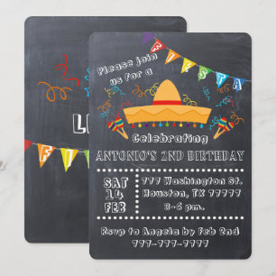Fiesta Invitation, Fiesta Party, Fiesta Geburtstag Einladung