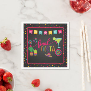 Fiesta Junggeselinnen-Abschied Napkin Serviette