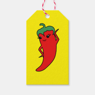 Fiesta-Junggesellinnenabschied Kawaii scharfe Papr Geschenkanhänger