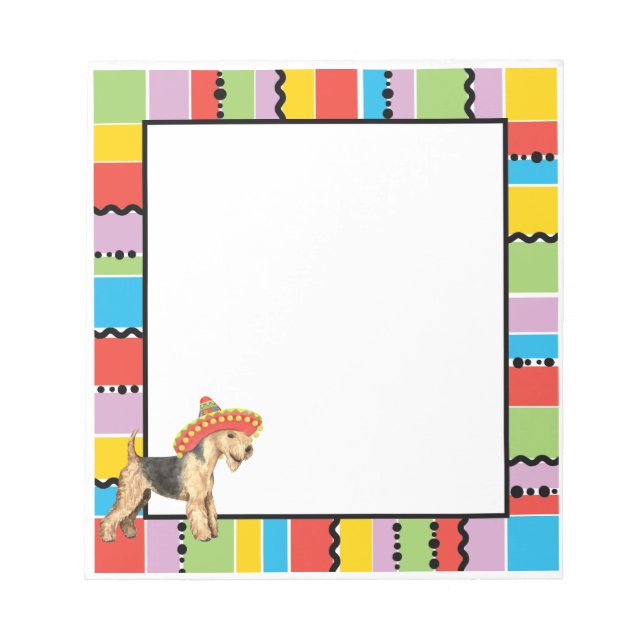 Fiesta Lakeland Terrier Notizblock (Vorderseite)