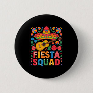 Fiesta-Mannschaft Cinco De Mayo Lasst uns Fiesta M Button