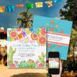 Fiesta Margarita Cactus 30. Geburtstag Party Banne Einladung<br><div class="desc">GEBURTSTAGSPARTEEINLADUNG! Sie können das Geburtsjahr leicht für Ihr besonderes Ehrenalter ändern. Dies ist ein quadratisches Format Erwachsenen-Thema Fiesta Margarita Einladung (ein vertikales und horizontales Design ist auch in der Sammlung verfügbar). Handgemalt in Aquarellfarbe mit bunten mexikanischen Fiesta-Elementen wie Papier gepflückte Banner, Papierfächer Dekorationen und blühende Kakteen. Copyright, alle Rechte vorbehalten....</div>