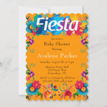 Fiesta Mexican Colorful Blume Baby Dusche