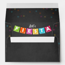 Fiesta Mexican Envelope Geburtstagsparty Mañana