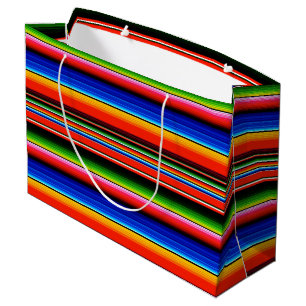 Fiesta Mexican Serape Große Geschenktüte