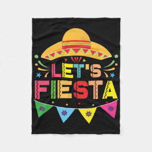 Fiesta Mexico Fiesta Taco Guitar Cinco De Ma Fleecedecke