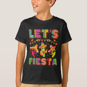 Fiesta Mexico Fiesta Taco Guitar Cinco De Ma T-Shirt