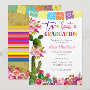 Fiesta Mexikanische Graduierungspartei Einladung