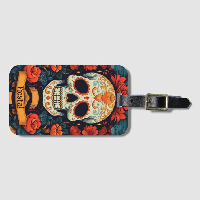 Fiesta! mexikanisches PARTY Gepäckanhänger (Vorderseite (Horizontal))