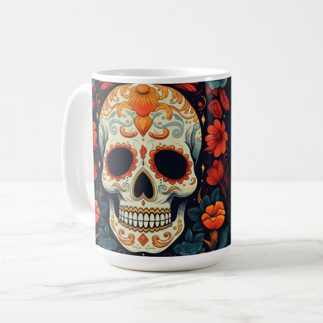Fiesta! mexikanisches PARTY Kaffeetasse (Vorderseite Links)