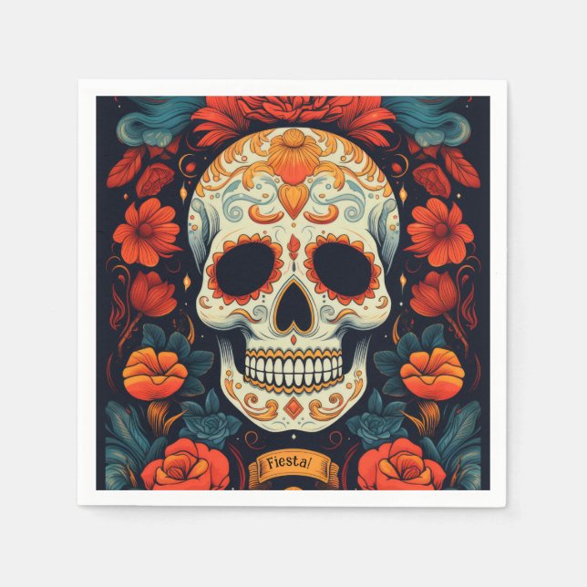 Fiesta! mexikanisches PARTY Serviette (Vorderseite)