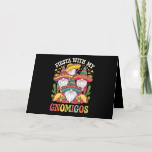 Fiesta mit meinem Gnomigos Gnome Cinco de Mayo Dankeskarte