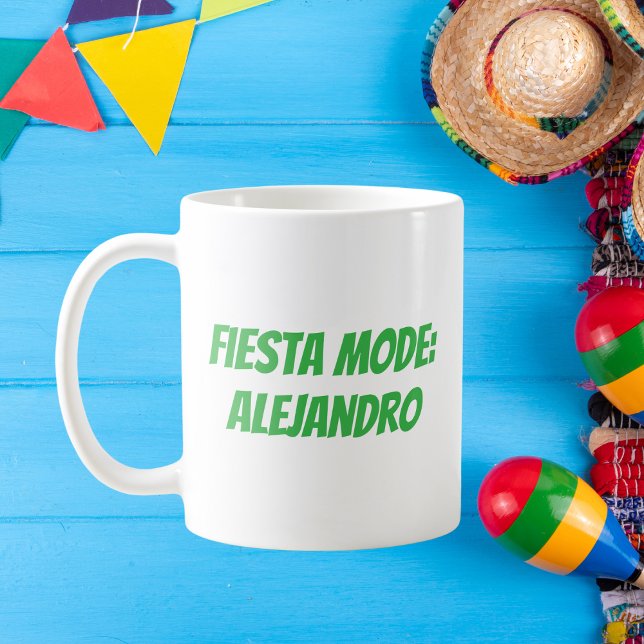 Fiesta Mode Personalisiert Cinco de Mayo Kaffeetasse (Von Creator hochgeladen)