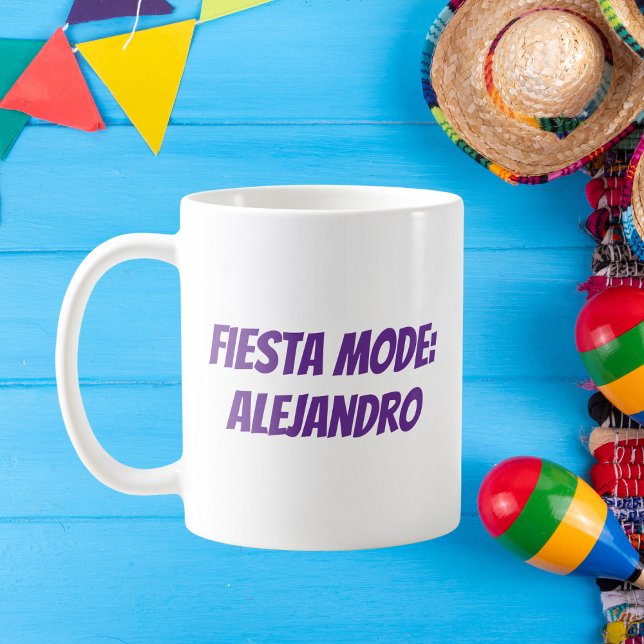 Fiesta Mode Personalisiert Cinco de Mayo Kaffeetasse (Von Creator hochgeladen)