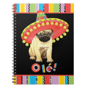Fiesta Mops Notizblock