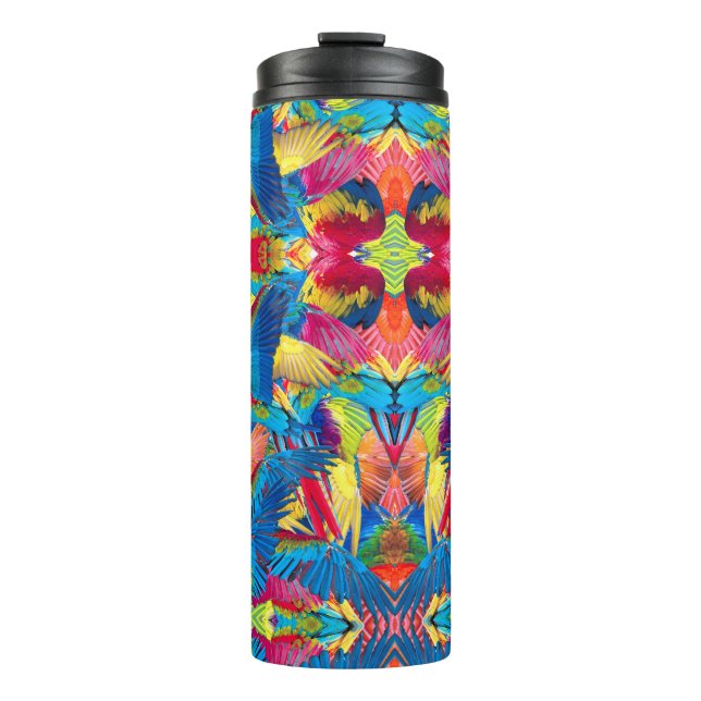 Fiesta-Muster Thermosbecher (Vorderseite)