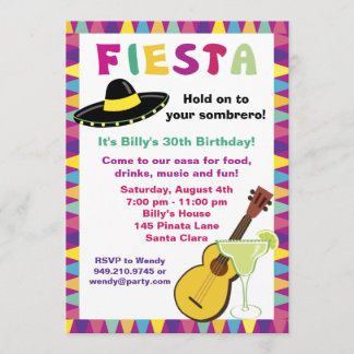 Fiesta-Party Einladung