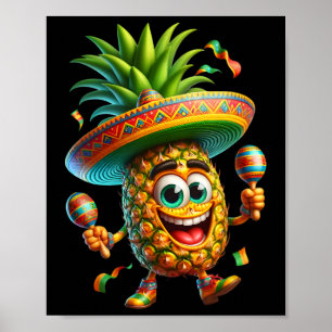 Fiesta Party Family Cinco De Mayo Mexican Frucht P Poster