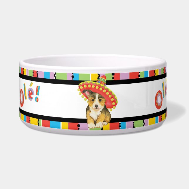 Fiesta Pembroke Welsh Corgi Pet Bowl Napf (Links)