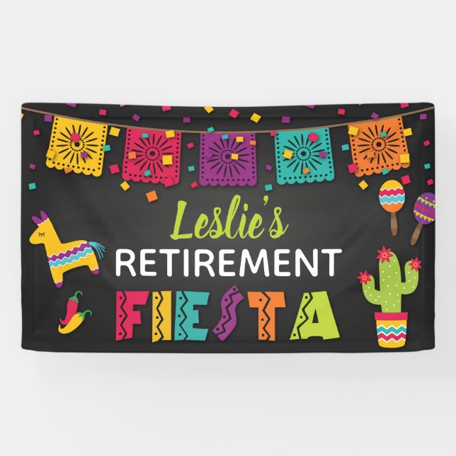 Fiesta Pensionierungsbanner Banner (Horizontal)
