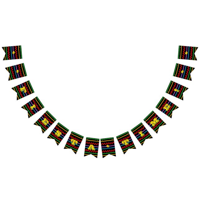 Fiesta Personalisiert Bunting Banner (Alle)