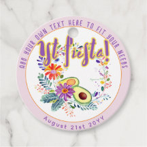 FIESTA Pink Avocado Folkart Blume Custom