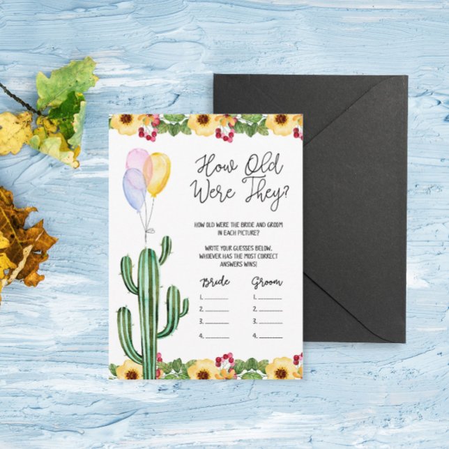 Fiesta Polterabend wie alt waren sie Spielkarte Begleitkarte (Von Creator hochgeladen)