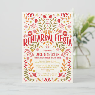 Fiesta Probe Dinner - Luke und Kris Einladung