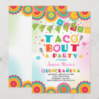 Fiesta Quinceanera Einladung Taco Bout Ein Party