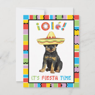 Fiesta Rottweiler Einladung