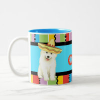 Fiesta Samoyed Mug à café à deux tons
