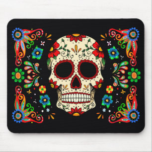 Fiesta-Schädel Mousepad