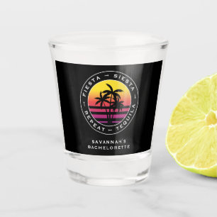 Fiesta Siesta Tequila Repeat Junggeselinnen-Abschi Schnapsglas